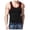 a-49Black14, variant on Mens U Neck Contrast Binding Trim Sleeveless Slim Fit High Elastic Soft Breathable Gym Daily Workout Basic Casual Tank Tops Soft Top S