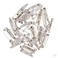 thumbnail image 1 of 200pcs Broche Base Pasadores De Trasera Pasadores De Seguridad Del Broche Para Hallazgos De Manualidades De Bricolaje jinwen Broches de pasadores de barra, 1 of 8