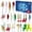 B#852, variant on Christmas Fishing Advent Calendar 24-Day Festive Advent Season Fishing Set Countdown Calendar For Anglers, Men, Dad, Boyfriend, Teenagers, And Outdoor On Streams Rivers
