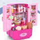 thumbnail image 2 of Children's Playhouse Toy Simulation Refrigerator Double Door Cooking Toys Set19CM Blue Refrigerator19CM Blue Refrigerator Gao Jinjia unisex, 2 of 2