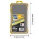 thumbnail image 4 of Caja Aparejos Pesca Accesorios Ajustables Doble Capa (estilo 2) Amarillo, 4 of 6