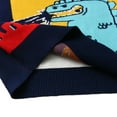 thumbnail image 6 of GYRATEDREAM 3-8Y Toddler Boys Knit Sweater Crewneck Cartoon Pullover Sweatshirt Winter Knit Tops, 6 of 8