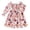 D, variant on KYAIGUO Toddler Kids Girls Flare Sleeve Dresses Spring Floral Princess Dress Fall Square Neck Onesies Prints Skirt for 3-7 Years Old