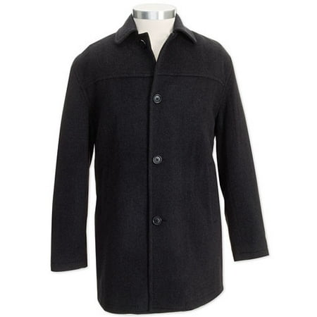 Big Men's Wool-Blend Coat