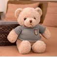 thumbnail image 1 of Muñeco de peluche de oso bonito para niños, y 50cm de 35cm muñeco de peluche, almohada para bebé, regalo de cumpleaños y Navidad, gran oferta, envío gratisgray 35cm Fivean unisex, 1 of 2