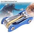 thumbnail image 4 of Scuba Multi Tool, 8 en 1 Herramienta de Buceoo de Buceo Acero inoxidable Plegable Para Bucear, 4 of 7