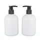 thumbnail image 5 of 4 botellas dispensadoras vacías de champú y acondicionador de 350 ml. Bomba negra, 5 of 9