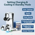thumbnail image 3 of PS5 Pro Cooling Stand with LED Controller & Charging Station – 3-Level Fan Cooling Dock for PlayStation 5 / Slim / Pro, Includes Controller Charger and Accessories Kit, 3 of 6