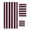 Navy Red, variant on Navy Blue Grey Striped Towel Set of 3, Soft Microfiber Bath Towels, Hand Towel, Washcloths, Farmhouse Stripes Minimalist Quick-Dry Absorbent Towels for Bathroom Kitchen Hotel Beach Gym Spa