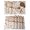 Brown, variant on Palm Tree Monstera Placemats Set of 8 Cream Beige Leaf Boho Botanical Tropical Place Mats Indoor Wipeable Table Mats Washable Cloth Dining Table Placemats for Kitchen Holiday Party Decor 13x19 Inch