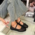 thumbnail image 2 of Taqqpue Women Flat Shoes Under 10 Womens Lace Mesh Casual On Flats Summer Formal Flat Shoes Block Closed Toe Footwear for Women, 2 of 6