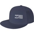 thumbnail image 1 of Hockey Hair Don't Care Outdoor Baseball Cap and Running Cap, 1 of 8
