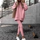 thumbnail image 1 of Ichuanyi liquidación de mujeres e invierno pantalones de peluche de pelaje largo traje de manga larga para mujeres ICHUANYI WER202308210349, 1 of 6