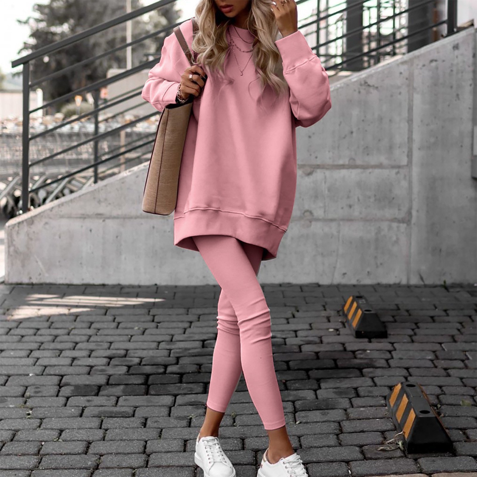 Womens Sweatshirts Set Women's And Winter Thickened Plush Pants Long Pants  Sweater Suit Women's Long Sleeved Hooded Suit Sweatshirts Women on  Clearance | Walmart Canada