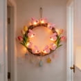 thumbnail image 5 of ZHMRFG 118.1In Easter Bunny String Light Pink Plastic Bunny & Carrot Shape Ambient Glow Sturdy Reusable No Wire Decor Party Favors For Terrace Balcony Camping Family Party Easter Holiday Decoration, 5 of 9