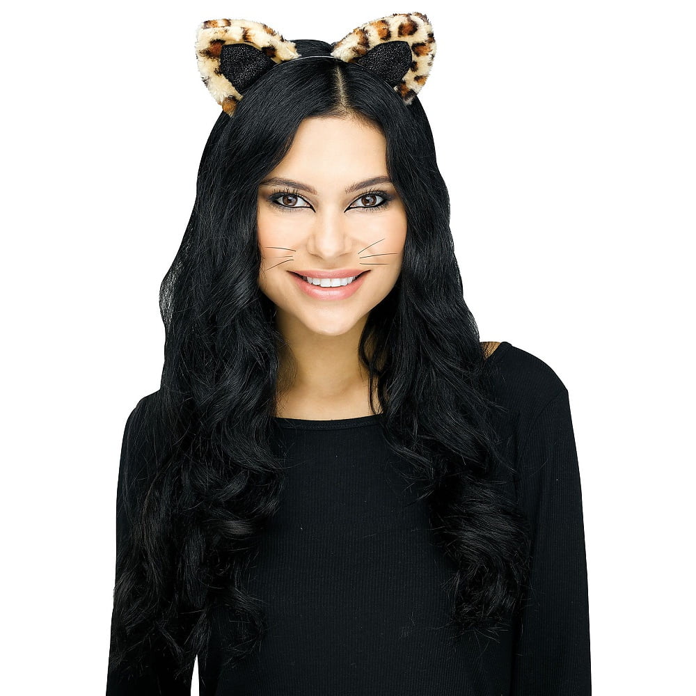 The Great Pretend Ears Costume Headgear Headband Leopard Cat Tail Fun Dress Hat 