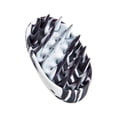 thumbnail image 3 of Cepillo de champú ador para el cuero cabelludo con cerdas de silicona suaves, cepillos de silicona para el cuero cabelludo para cabello húmedo y Negro, 3 of 8