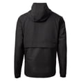 thumbnail image 3 of Men's Cutter & Buck Black Kansas City Chiefs Charter Eco Recycled Anorak Half-Zip Jacket, 3 of 3