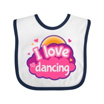 Inktastic I Love Dancing Dance Teacher Girls Baby Bib