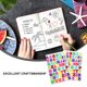 thumbnail image 4 of UPOUART 50Ud Stickers Adhesivos De Letras Multicolor Para Scrapbook Y Proyectos DIY Creativos, 4 of 6