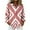 Red#, variant on Fmbrln Womens Plaid Shirts Long Sleeve Button Turndown Collar Shirts Tops Fashion Casual Lightweight Blouse