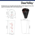 thumbnail image 5 of DeerValley DV-1P527B 33" Tall Round Vitreous China Pedestal Bathroom Sink with Overflow and Pre-Drilled Hole, 5 of 12