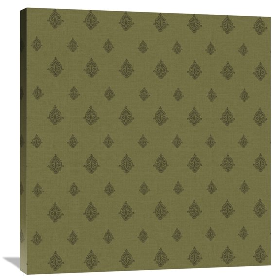 Global Gallery Daphne Brissonnet 'Woodcut Pattern I' Canvas Wall Art