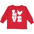 thumbnail image 3 of Inktastic Love Chickens Boys or Girls Long Sleeve Toddler T-Shirt, 3 of 5