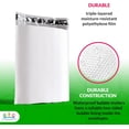 thumbnail image 5 of Gusseted Poly Mailers Large 10.5 x 15.75 x 4, Pack of 5 White Poly Shipping Bags with Bubble Lining, Waterproof Poly Mailer, Roomy Shipping Envelopes for Clothing, Self Seal Plastic Mailing Bags, 5 of 8