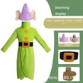 thumbnail image 5 of Disfraz de Dopey para niños, traje de dibujos animados de Disney, Blancanieves y los siete enanitos, Cosplay de Dopey, sombrero, regalo de Halloween, 5 of 5