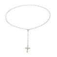 thumbnail image 2 of Collar de cruz, rosario de cuentas de 6 mm, rosario de perlas de colores, rosario de cuentas cruzadas de alto rendimiento, 2 of 14