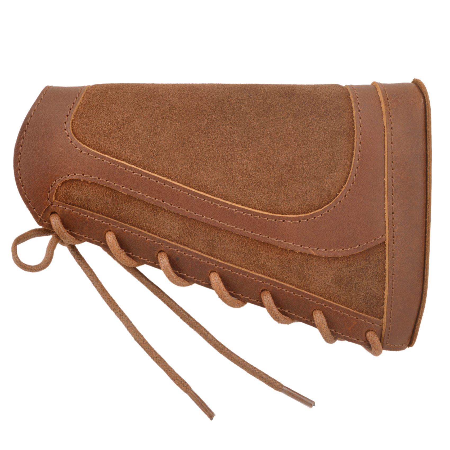 Cowhide Leather Shotgun Buttstock Shell Holder Pad for 16 Guage Right Handed Hunter Gift