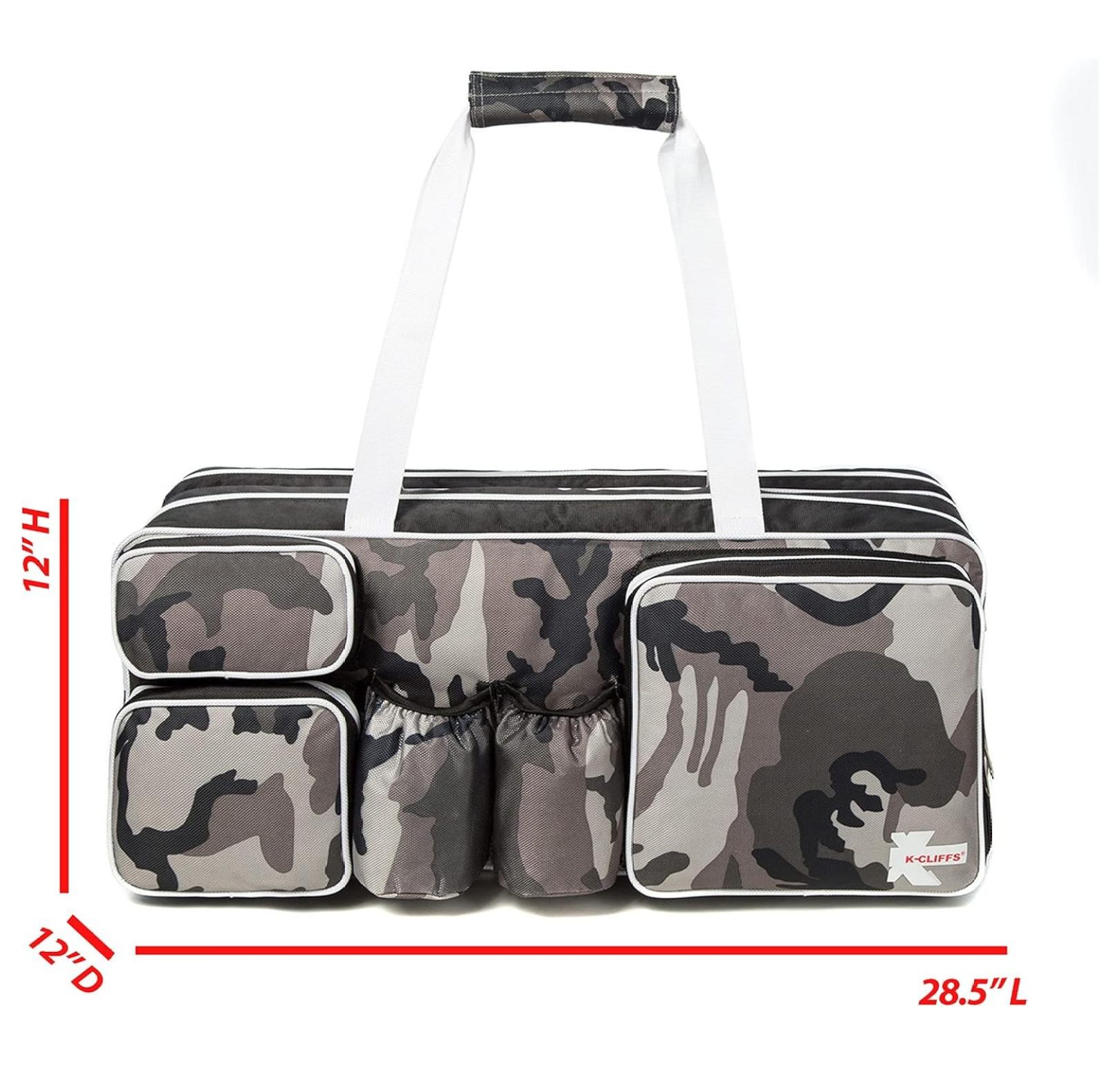 Tennis Racket Bag | Deluxe Ballistic Nylon | Shoe Compartment