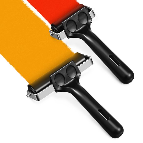 2 Pcs Brayer Rollers Craft Roller Rubber Rollers Brayer Glue Rollers Stamping Rollers Printmaking Brayer Rollers