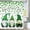 St. Patrick's Day, variant on Happy Mother Day Shower Curtain for Bathroom with Hooks 36x72 Inches Polyester Fabric Shower Curtain Sets Washable Bath Curtains Decor Tulip