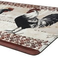 thumbnail image 2 of PowerSellerUSA Printed Anti Fatigue Mat, Non Slip Printed Textured Comfort Standing Floor Mats for Living, Dining Room, Bedroom, Kitchen, Office, Work (18x30 in., 2 Roosters), 2 of 3