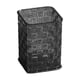 thumbnail image 2 of Caja de almacenamiento de plástico con textura tejida para bolígrafos, lápices, brochas de maquillaje, útiles de oficina, organizador de escritorio, blanco y gris, 2 of 6