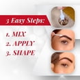 thumbnail image 2 of Ardell Eyebrow Tint Kit, Semi-Permanent Eyebrow Dye with Natural Extracts, Medium Brown, 2 of 7