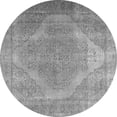 thumbnail image 1 of Ahgly Company Indoor Round Persian Gray Traditional Area Rugs, 5' Round, 1 of 1