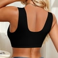 thumbnail image 4 of Bras for Women,Front Closure Lace Bralette With Adjustable Cups For Supportive And Comfortable Daily Wear,Sports Bras for Women,Black,L, 4 of 5