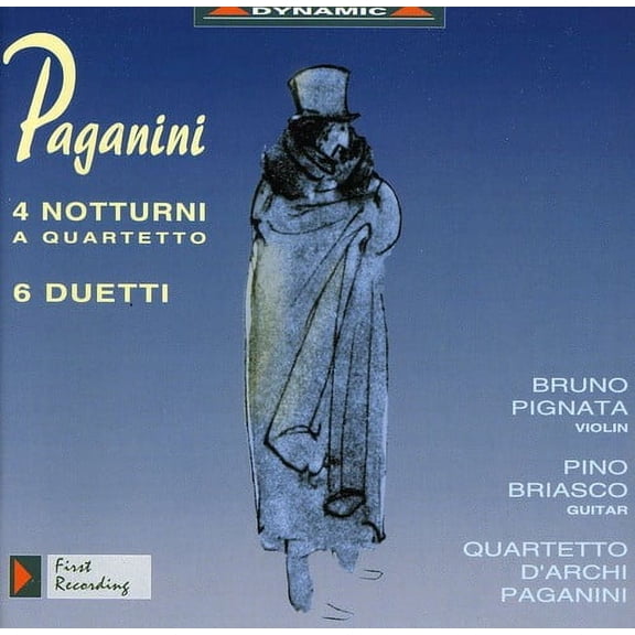 N. Paganini - 6 Duets for Violin & Guitar / 4 Notturni a Quart - Music & Performance - CD