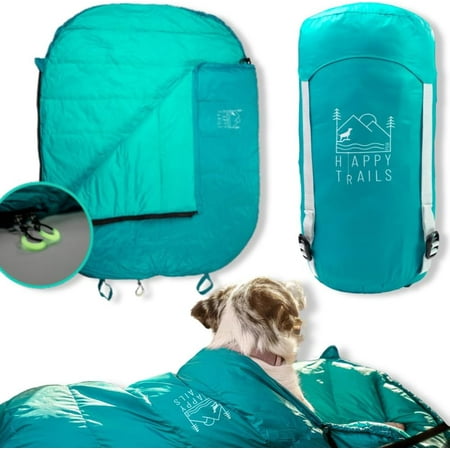 Ultralight Dog Sleeping Bag Backpacking—Outdoor Dog Bed for Hiking—Backpacking Gear for Dogs—Dog Hiking Gear—Dog Camping Gear—Packable Sleeping Bag for Dogs—Dog Travel Bed (Large)