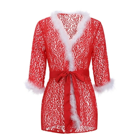 XWSHYW Women S Pajama Sets Sexy Solid Color Lace Bra and Panty Set Casual Crew Neck Mesh Pajamas Flash Sales for Today