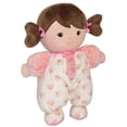 thumbnail image 4 of Baby Starters Plush Baby Doll with Rattle, Brunette Olivia, Pink, 9 inch, 4 of 4