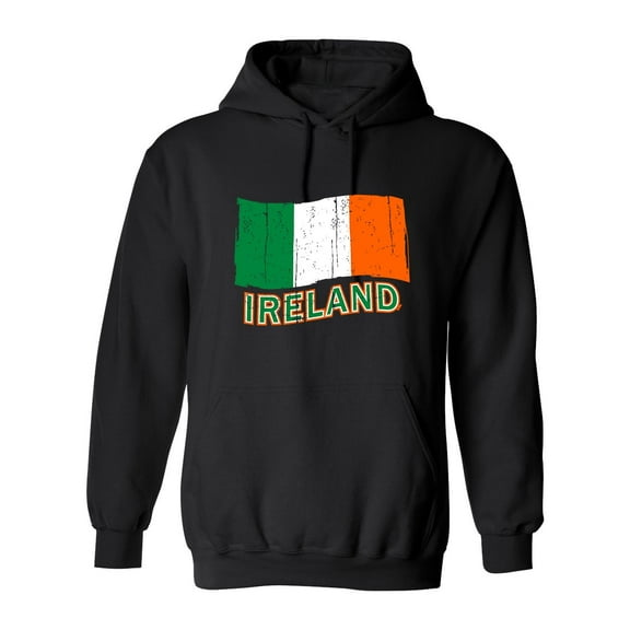 Ireland Flag Sarcastic Novelty Gift Idea Adult Humor Funny Men's Hoodies
