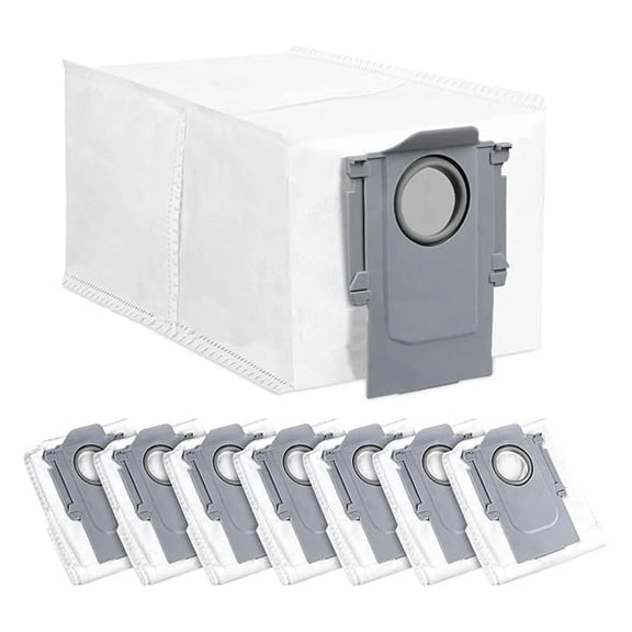 Replacement 8 Pcs Dust Bags for Roborock Qrevo MaxV, Qrevo Plus & S8 Max Ultra Vacuum Cleaner,