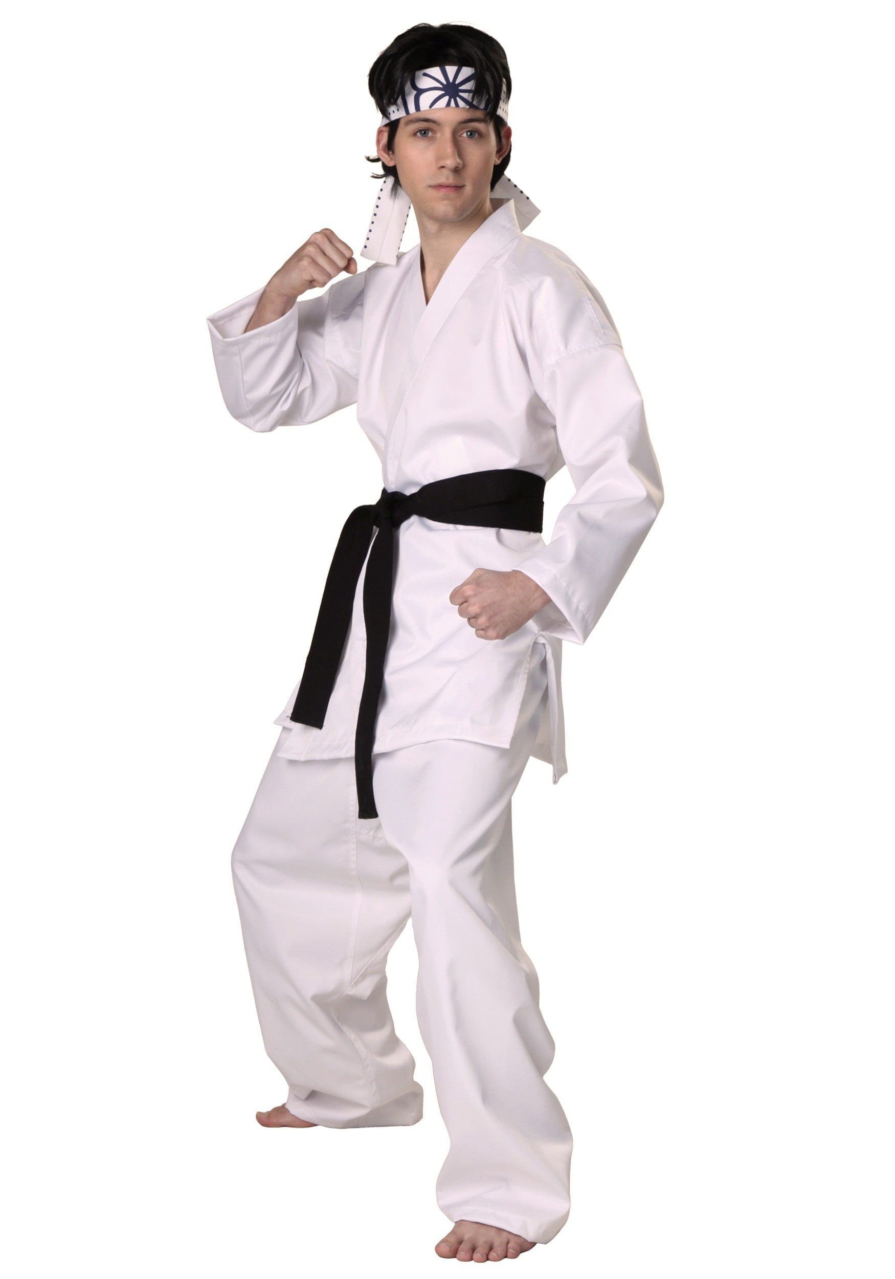 Kid's Cobra Kai the Karate Saga Halloween Cosplay Costumes taekwondo party set 