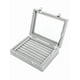 thumbnail image 1 of Caja De Joyería Xtellar Pulseras Anillos Portátil Organizador Joyas Color Gris, 1 of 5