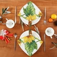 thumbnail image 4 of Napkin Satin Napkin 20*20Inchx6 Kitchen Towel Dinner Plate Towel Decorative Towel Napkin Tea Towel Suitable For Kitchen Table Large Yellow Sunflower, 4 of 8