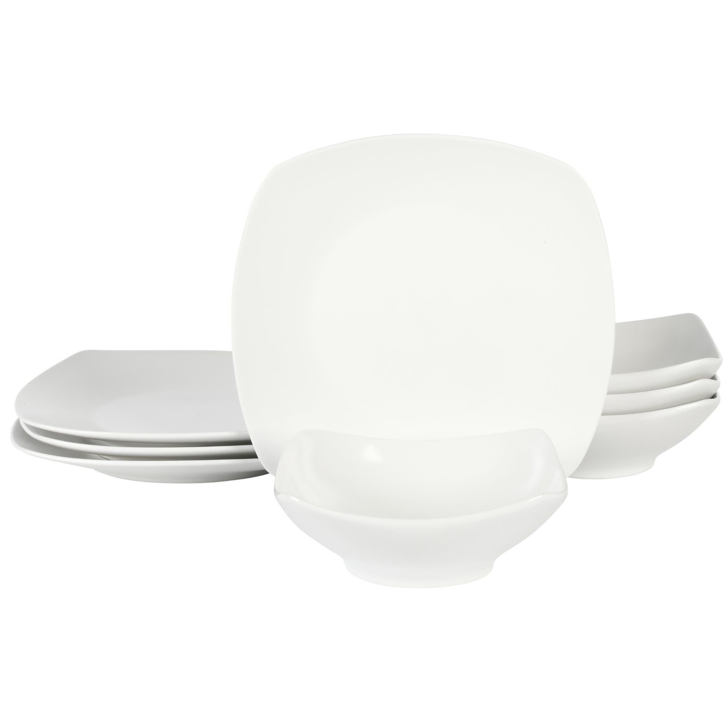 Gibson Home Zen Buffetware 12 oz. White Ceramic Mugs (Set of 8) 985100031M  - The Home Depot